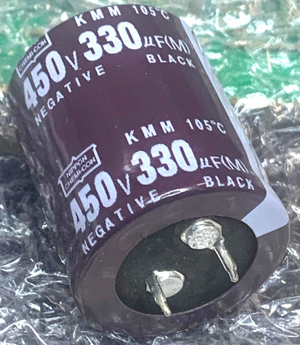 Nippon 330uf 450v 105 serie - 450v,