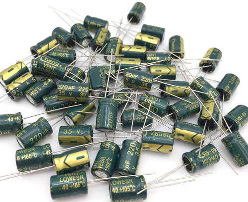 Lotx5 condensateur 35v 47uf - condensateur,